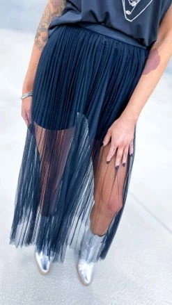 Origami Black See Yourself Skirt