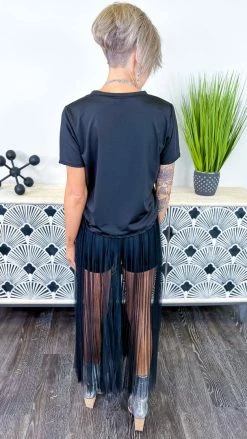 Origami Black See Yourself Skirt