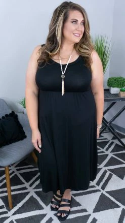 The ZigZag Stripe DRESSES Black She's Undeniable Dress