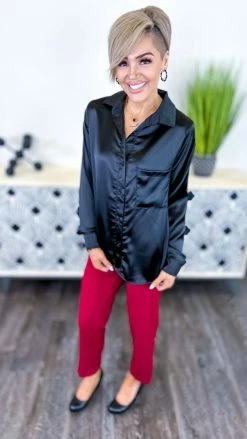 The ZigZag Stripe TOPS & TUNICS Black Smile For The Camera Top