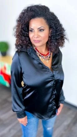 The ZigZag Stripe TOPS & TUNICS Black Smile For The Camera Top