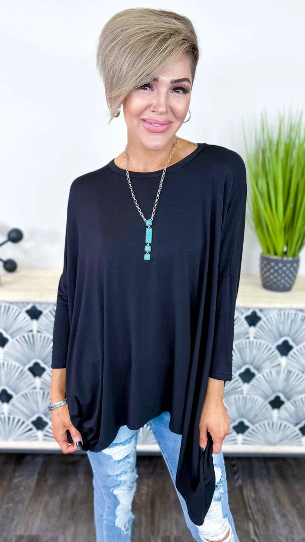 The ZigZag Stripe Black Stay Original Top TOPS & TUNICS