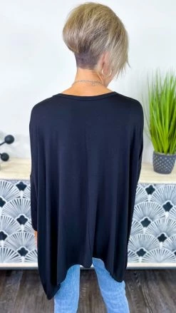 The ZigZag Stripe Black Stay Original Top TOPS & TUNICS