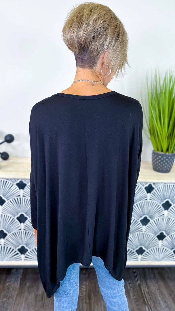 The ZigZag Stripe Black Stay Original Top TOPS & TUNICS