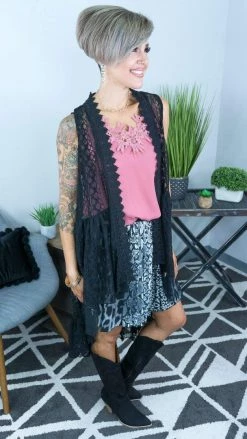 Origami OUTERWEAR Black Sway With You Vest