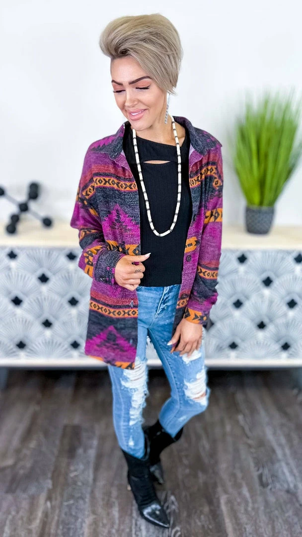 The ZigZag Stripe Black Sweet Glance Top TOPS & TUNICS