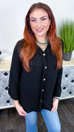 The ZigZag Stripe TOPS & TUNICS Black Sweet Impressions Top