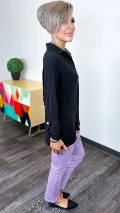 The ZigZag Stripe TOPS & TUNICS Black Sweet Impressions Top