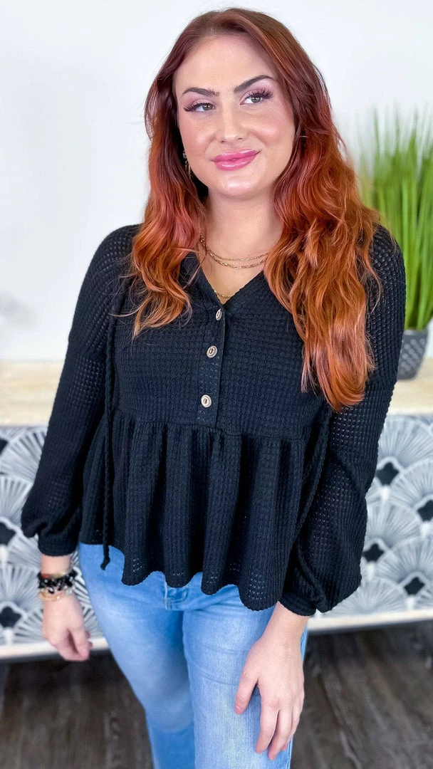 The ZigZag Stripe Black Sweet Nothing Top TOPS & TUNICS