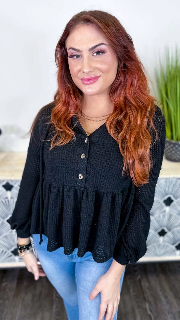 The ZigZag Stripe Black Sweet Nothing Top TOPS & TUNICS