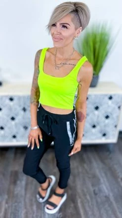 Tempo Paris Black Too Stylish Jogger Pants BOTTOMS