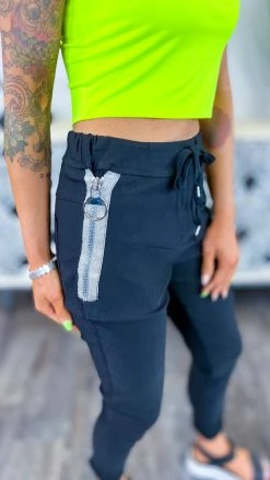 Tempo Paris Black Too Stylish Jogger Pants BOTTOMS