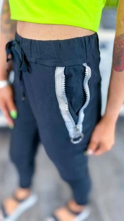 Tempo Paris Black Too Stylish Jogger Pants BOTTOMS