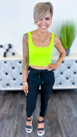 Tempo Paris Black Too Stylish Jogger Pants BOTTOMS