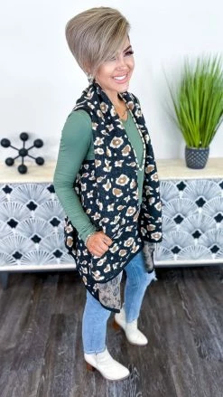 Your Fashion Wholesale Black Totally Convinced Vest OUTERWEAR