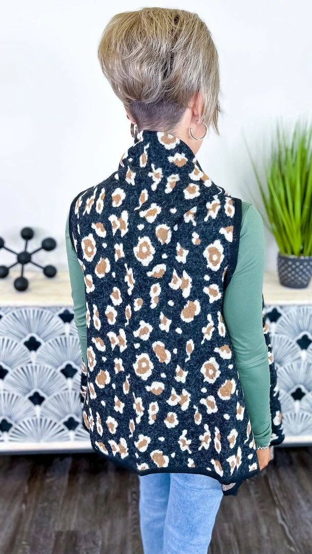 Your Fashion Wholesale Black Totally Convinced Vest OUTERWEAR