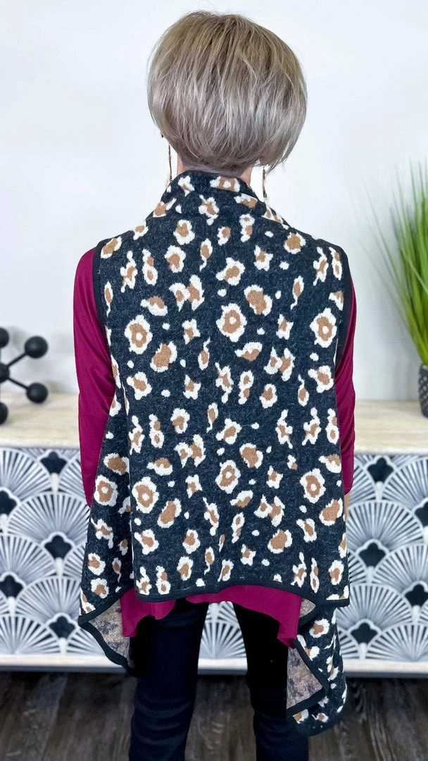 Your Fashion Wholesale Black Totally Convinced Vest OUTERWEAR