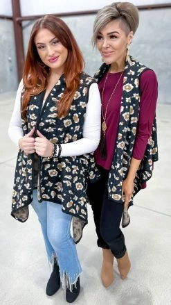 Your Fashion Wholesale Black Totally Convinced Vest OUTERWEAR