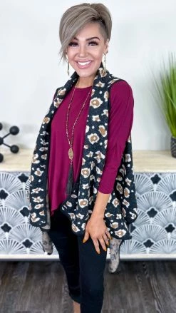 Your Fashion Wholesale Black Totally Convinced Vest OUTERWEAR