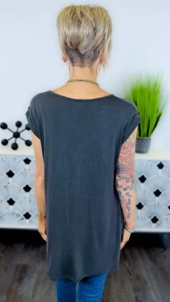 The ZigZag Stripe Black Travel Life Top