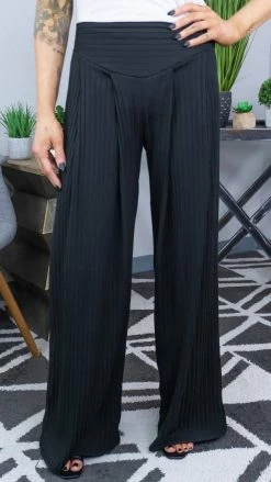 The ZigZag Stripe Black Valley Dance Pants