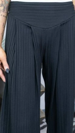 The ZigZag Stripe Black Valley Dance Pants