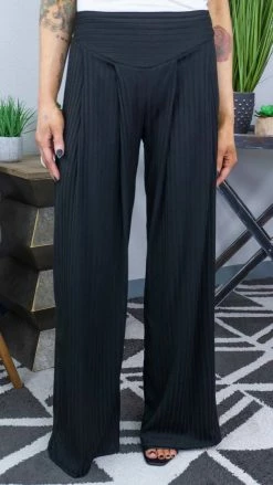 The ZigZag Stripe Black Valley Dance Pants
