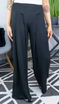 The ZigZag Stripe Black Valley Dance Pants