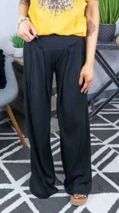 The ZigZag Stripe Black Valley Dance Pants