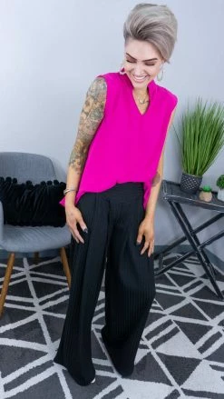 The ZigZag Stripe Black Valley Dance Pants