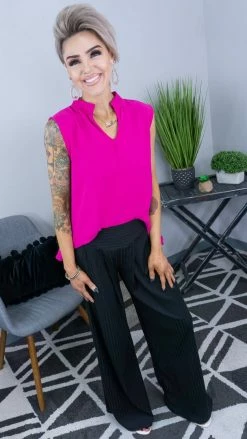 The ZigZag Stripe Black Valley Dance Pants