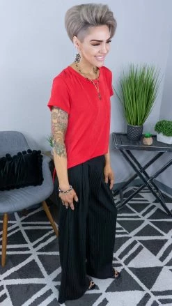 The ZigZag Stripe Black Valley Dance Pants