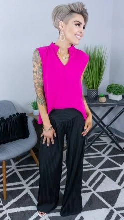 The ZigZag Stripe Black Valley Dance Pants