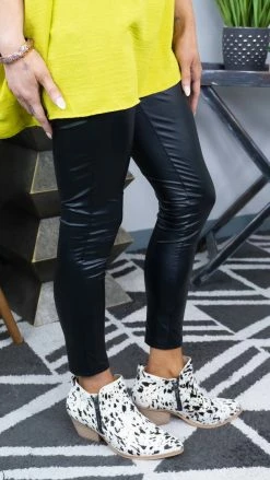 The ZigZag Stripe BOTTOMS Black Vegas Weekend Leggings [NO RETURNS]