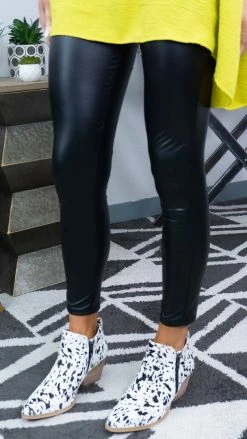 The ZigZag Stripe BOTTOMS Black Vegas Weekend Leggings [NO RETURNS]