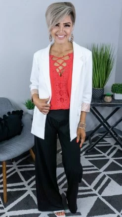 The ZigZag Stripe Black Vividly Dreaming Pants BOTTOMS