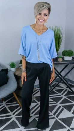 The ZigZag Stripe Black Vividly Dreaming Pants BOTTOMS