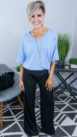 The ZigZag Stripe Black Vividly Dreaming Pants BOTTOMS