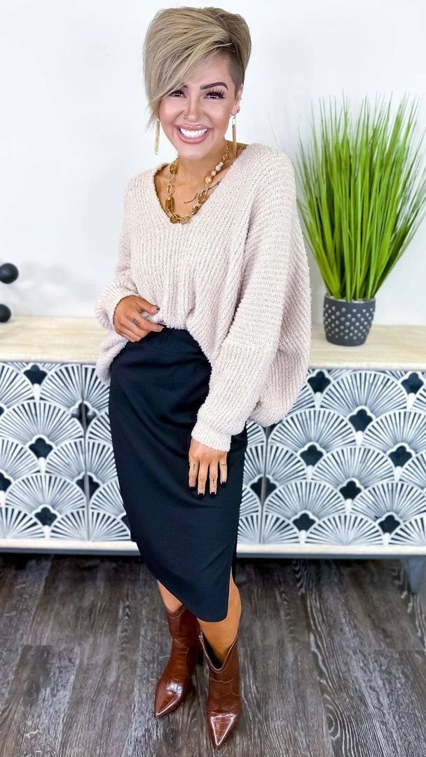 The ZigZag Stripe Black Without Fail Skirt BOTTOMS