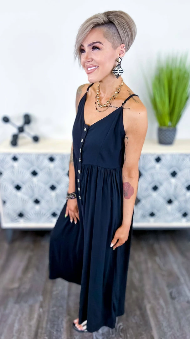 The ZigZag Stripe Black You Shine Jumpsuit JUMPSUITS & ROMPERS