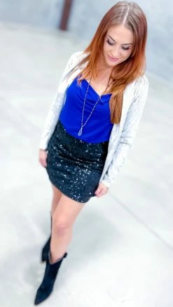 The ZigZag Stripe Black Your Birthday Skirt BOTTOMS