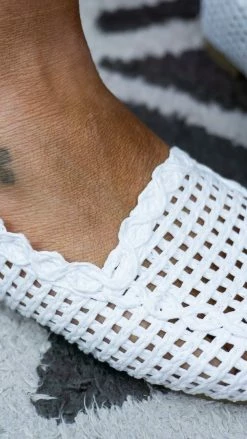 CCOCCI Blanc Slate Flats SHOES