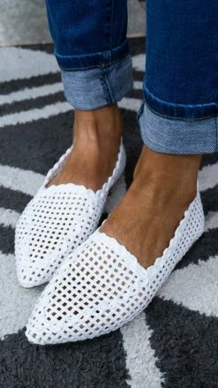 CCOCCI Blanc Slate Flats SHOES