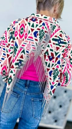 Savanna Jane OUTERWEAR Blinged Out Babe Jacket