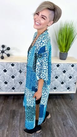 Your Fashion Wholesale Blue Bright Eyed Appeal Cardigan [NO RETURNS] OUTERWEAR
