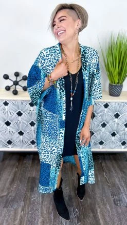 Your Fashion Wholesale Blue Bright Eyed Appeal Cardigan [NO RETURNS] OUTERWEAR