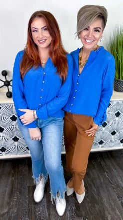 The ZigZag Stripe TOPS & TUNICS Blue Business Best Top