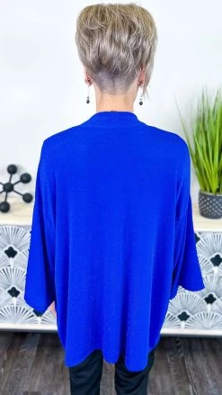 The ZigZag Stripe Blue Chime In Cardigan