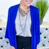 The ZigZag Stripe Blue Chime In Cardigan