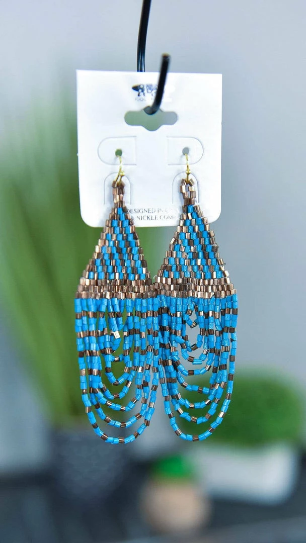 MOA ACCESSORIES Blue Distant Dreamer Earrings
